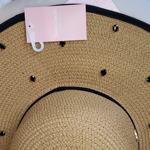 Juicy Couture ❤️NWT❤️ Wide Brimmed Jeweled Hat!❤️❤️❤️ - Picture 8 of 13
